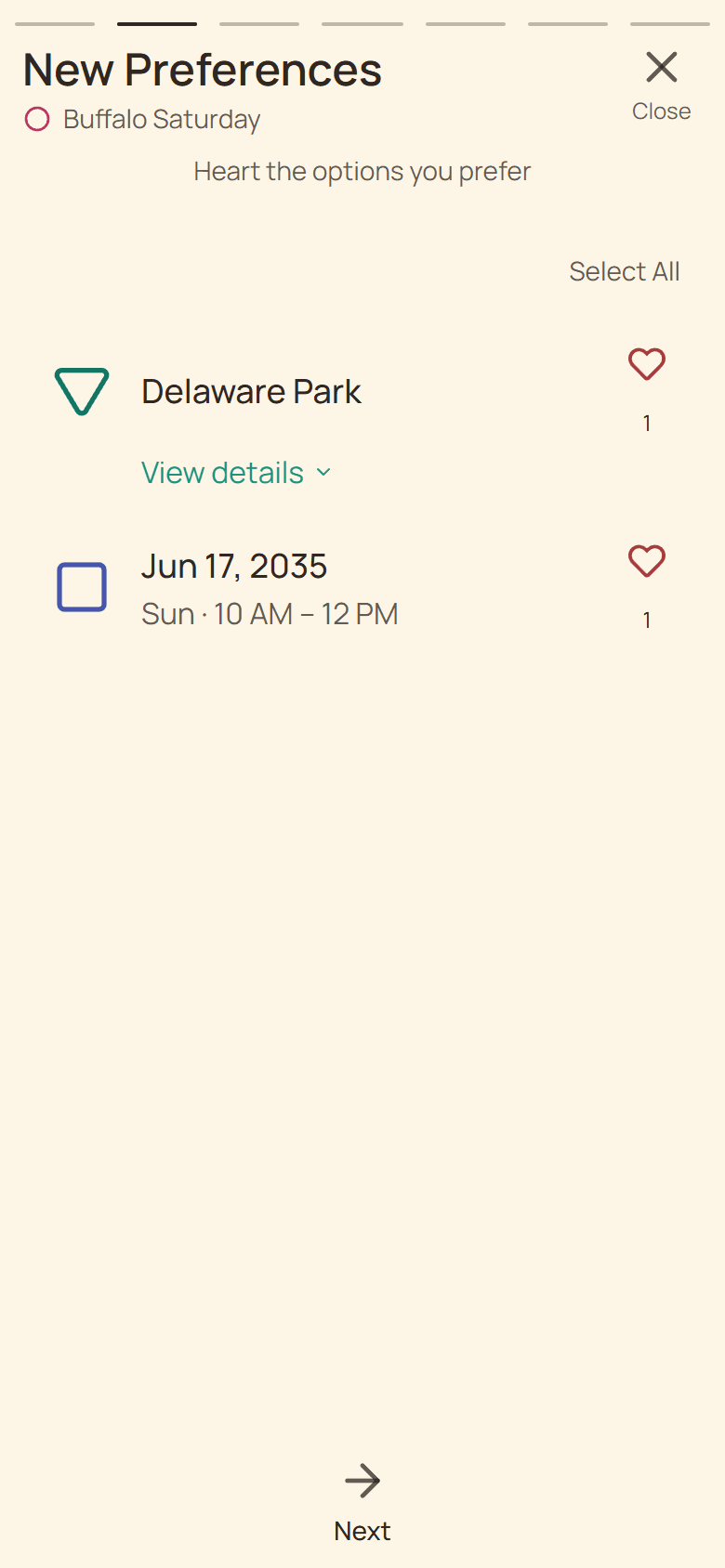 Huddl product screen showing new availability in Updates