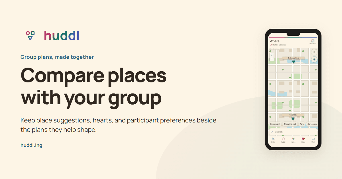 Illustrated overview: Compare places with your group