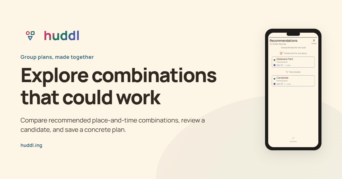 Illustrated overview: Explore combinations that could work