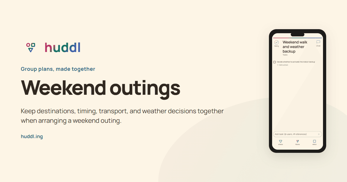 Illustrated overview: Weekend outings